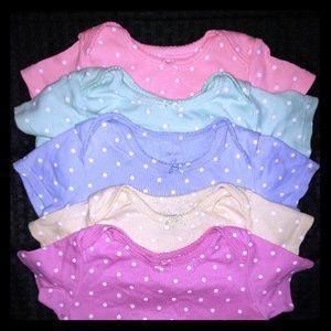 Assorted 5 Pack of Carter's Onesies